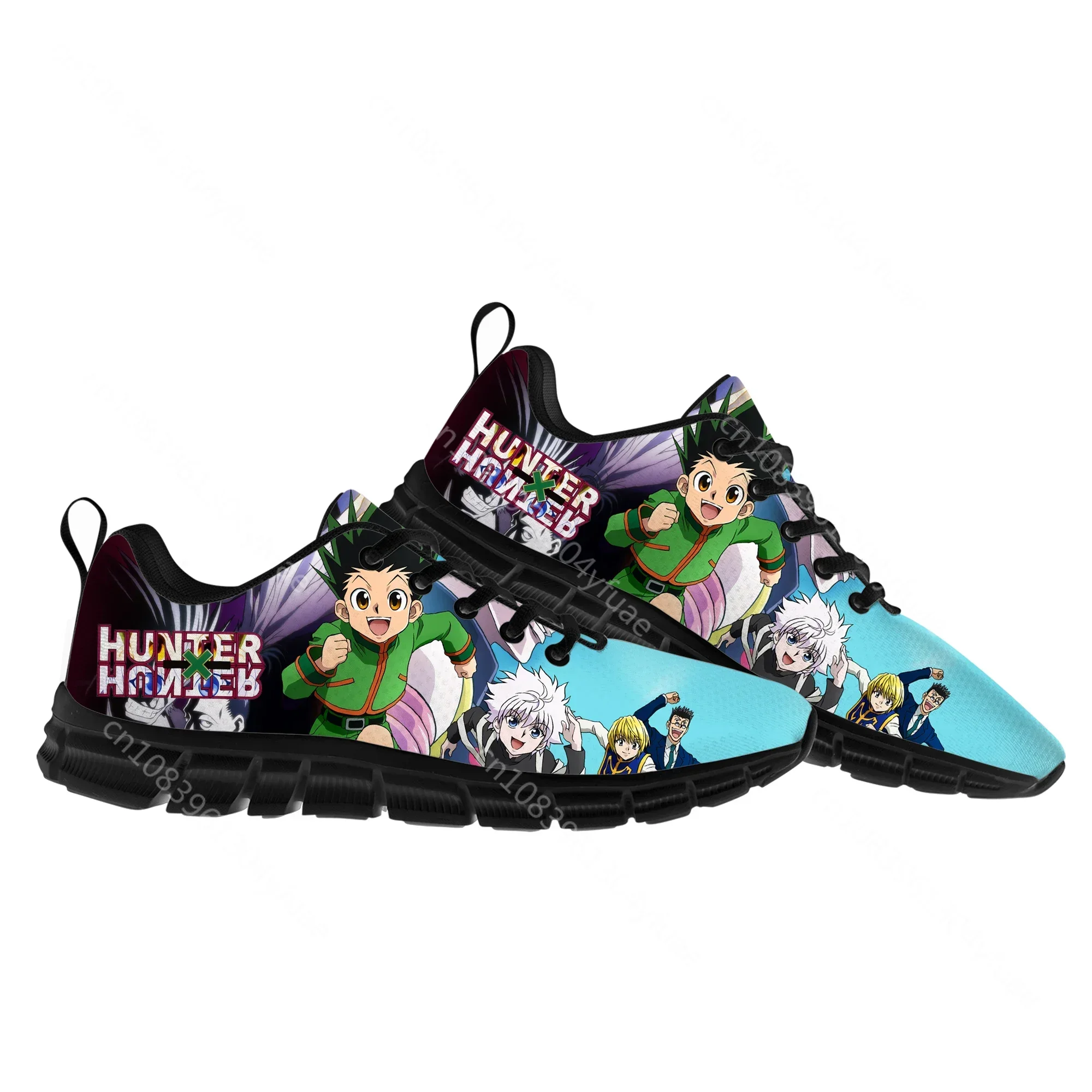 Japanese Anime Hunter X Hunter Sports Shoes Mens Womens Teenager Kids Children Sneakers High Quality Manga Sneaker Custom Shoe