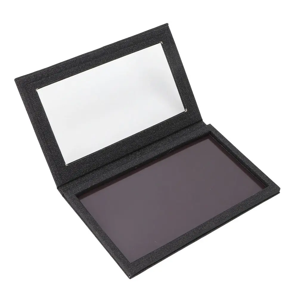 Large Size Eyeshadow Palette Window Cutout Glitter Matte Magnetic Palette Clear Lid Magnetic Base Empty Eyeshadow Box