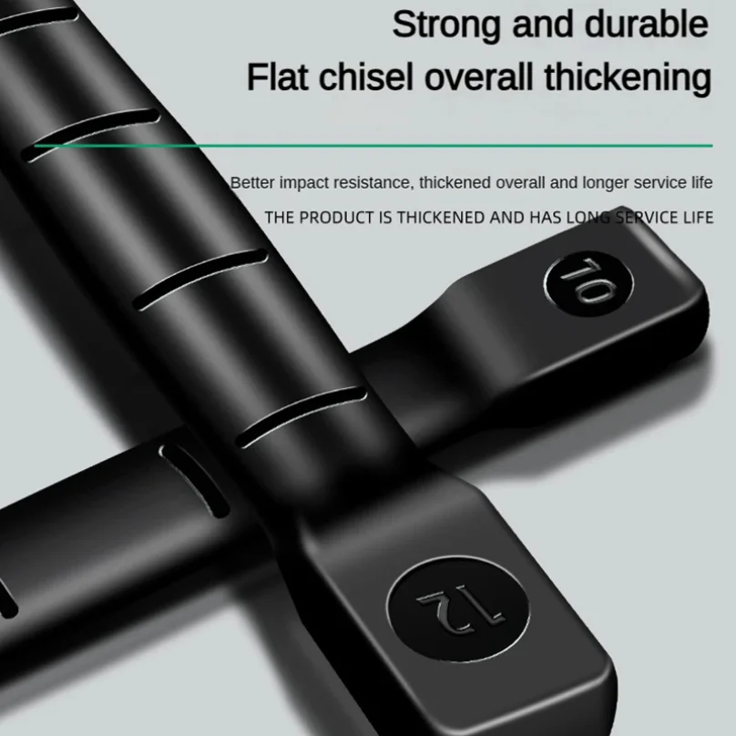 10/12 Inch Chrome Vanadium Steel Stone Flat Chisel With Hand Guard Construction Cement Masonry Concrete Engraving Cut Tool