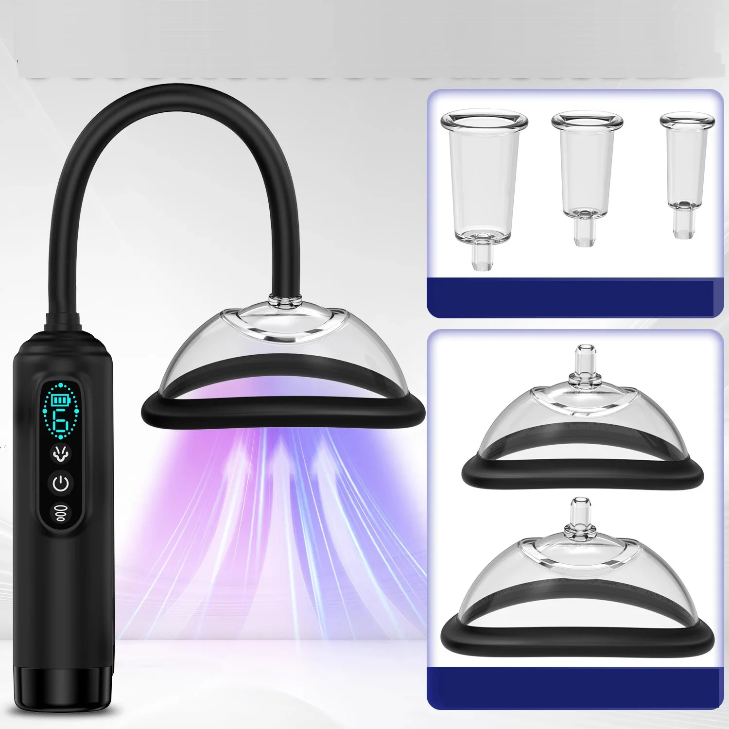 Electric Clit Sucker Vibrator Pussy Pump Nipple Sucking BDSM Vacuum Vagina Clitoral 6 Suck Modes Suction Women Sex Toys