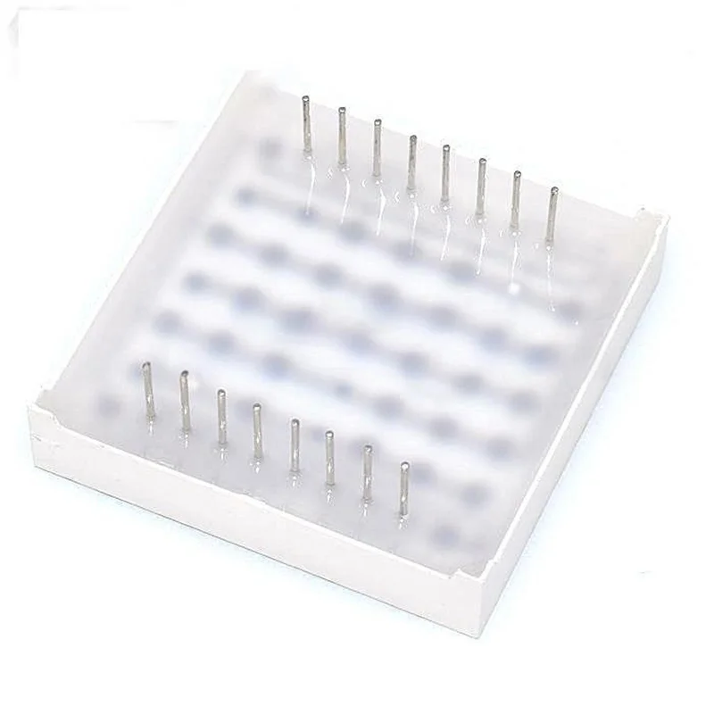 5PCS 3.75MM 8*8 LED Rosso Modulo a matrice di punti ad alta luminosità 1588AS Catodo comune 1588BS Anodo comune Forma quadrata