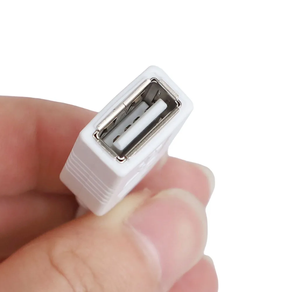 2PCS White AC 220V To DC 5V USB Adapter Connector Transformer Power Supply For Monitor Camera Surveillance Alarm System Accessor