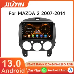 4G Car Android Radio Multimedia Player For MAZDA 2 Mazda2 2007 2008 2009 2010 2011 2012 2013 2014 GPS Navi 2din 2 din Autoradio