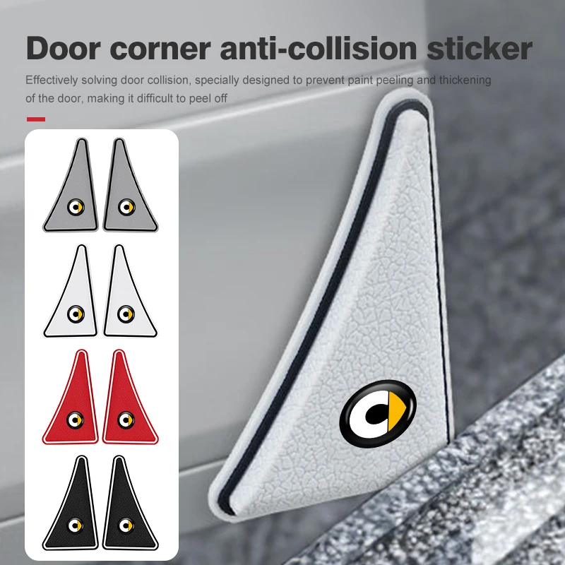 2Pcs PVC Anti-Impact Car Door Corner Guard Anti-Scratch Protector For Smart Fortwo Forfour 450 451 452 453 454 Roadster