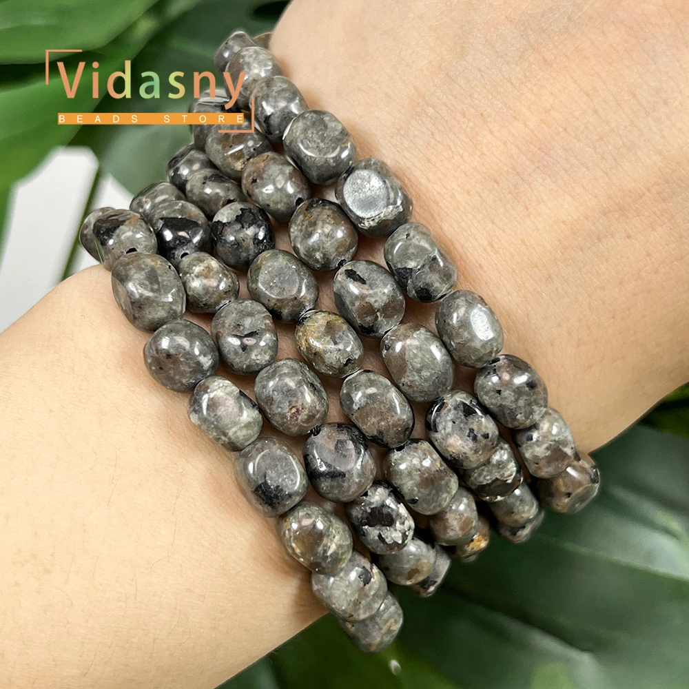 8-10mm Natürlicher Flammenstein Unregelmäßige Ovale Lose Perlen für Schmuckherstellung DIY Armbänder Zubehör – Detail 8