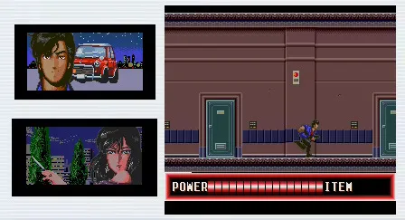 16bits PC Engine HU-CARD : CITY HUNTER ( Japan Version!! )