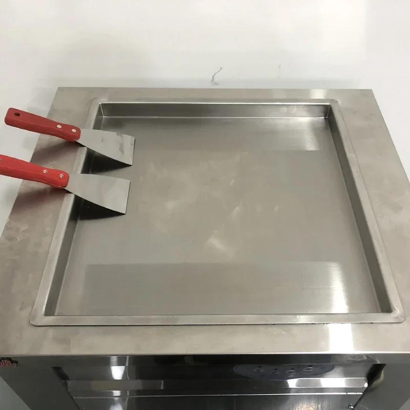 

Мороженое, йогурт, замороженная сковорода, мини-машина для жареных йогурей, машина для мороженого в рулонах с 2 лопаточками, тарелка для жарки льда, домашнее использование