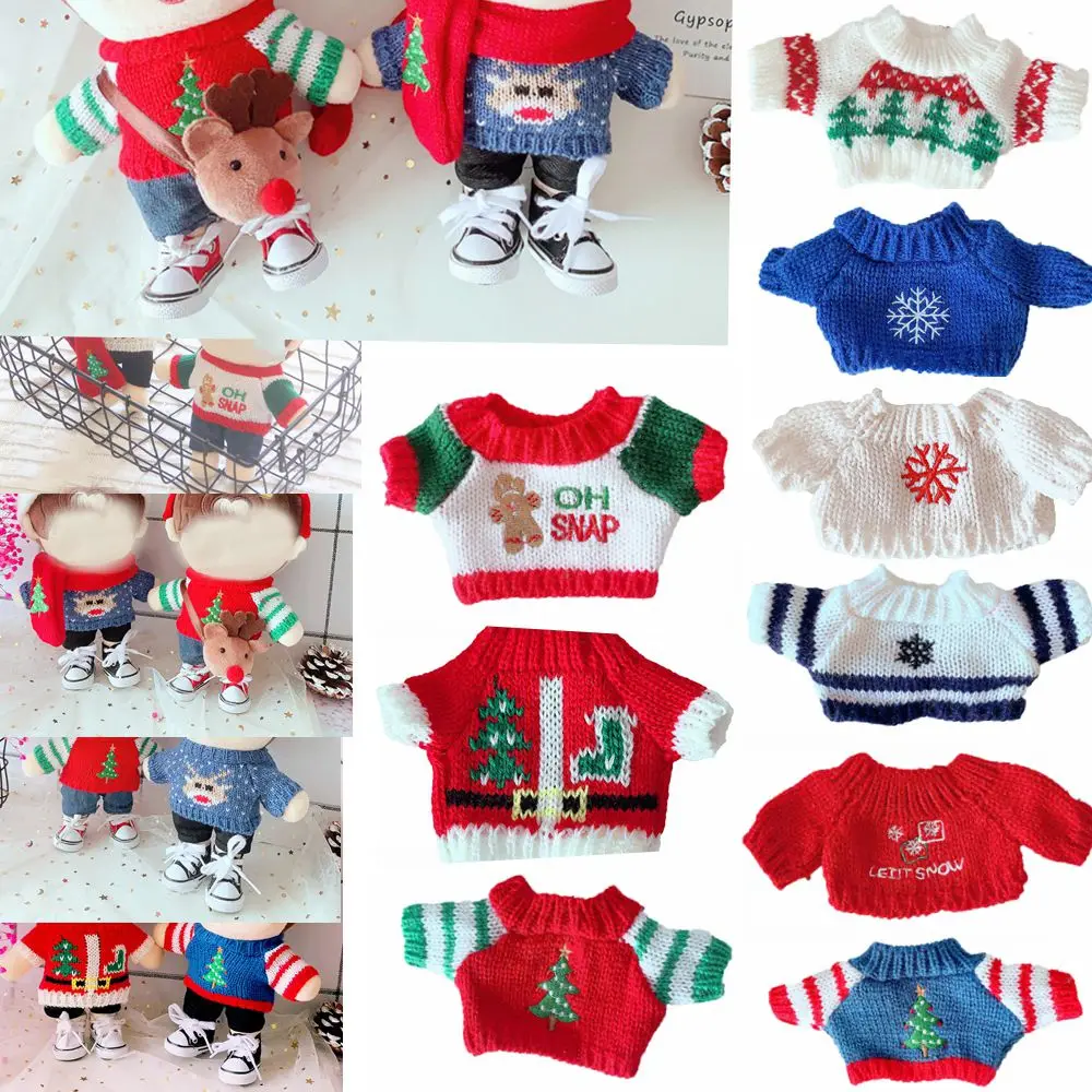 Handmade Kids Gifts Clothes Accessories DIY Makeup Party Doll Wear Doll Clothing Mini Sweater