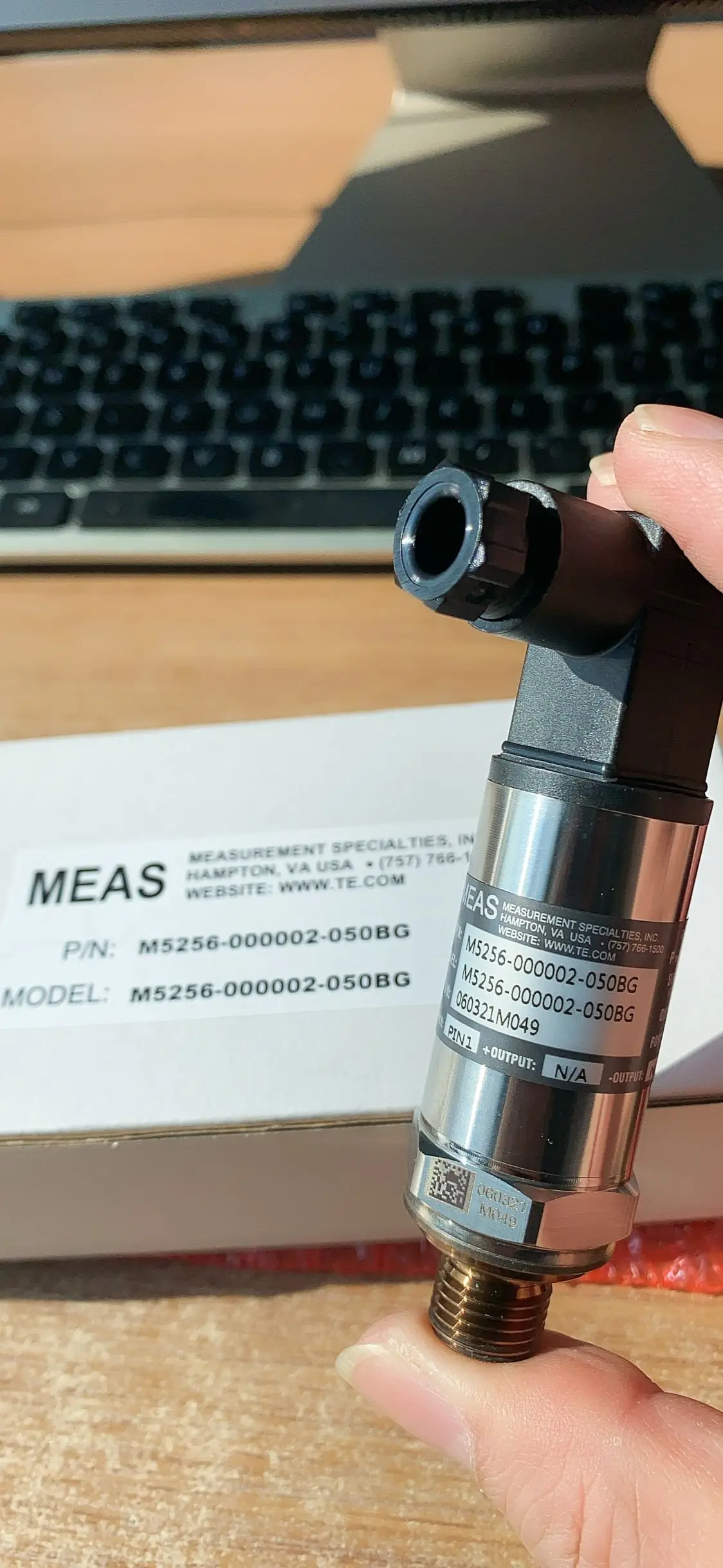 

M5256-000002-050BG Meas Industrial Grade Pressure Sensor New Original Fast shipping