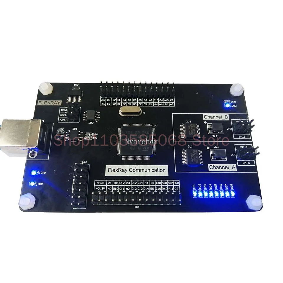 Flexray Dual Communication Development Board FlexRay to Serial/CAN