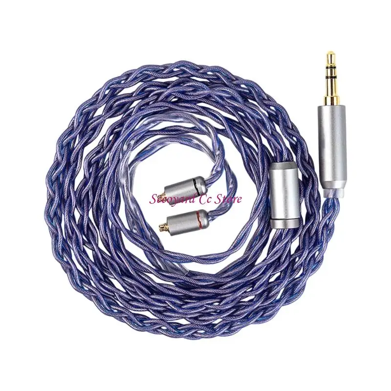 N3UC Premium 5N OFC 4Core Upgrades Headphone Cable For HIFI Earphones With MMCX3.5/4.4, 2PIN3.5, QDC3.5/4.4 Connectors Option