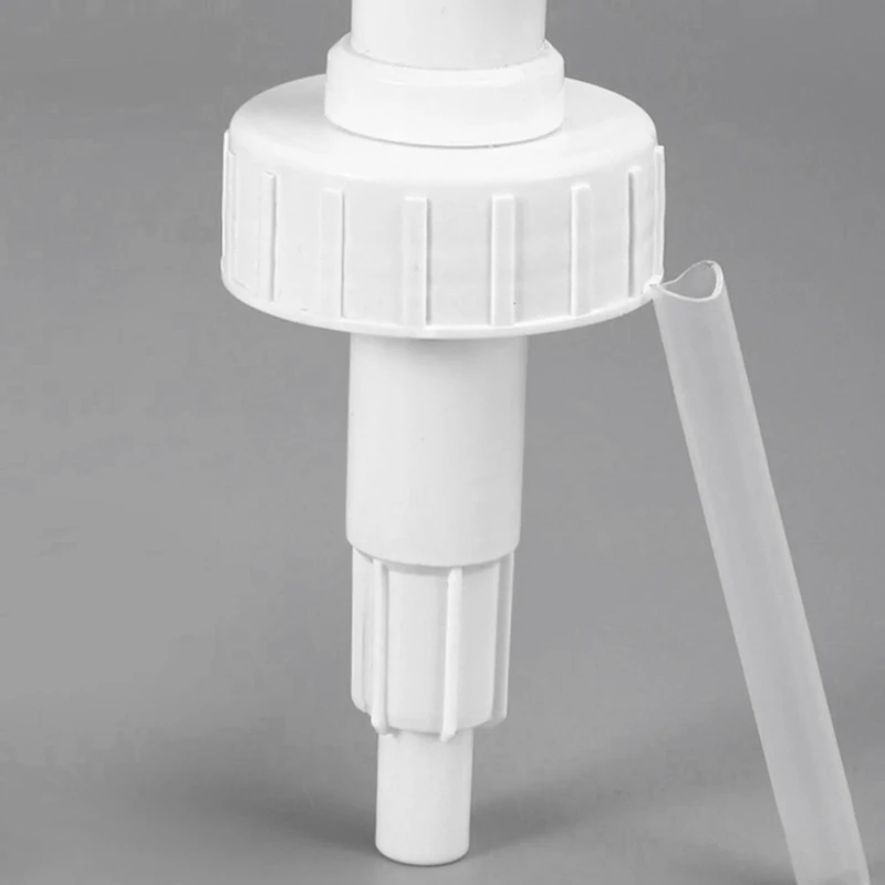 1 Stück quadratischer Plastik behälter mit Pumpsp ender milchig weiß hdpe Reise nachfüllbare Flasche