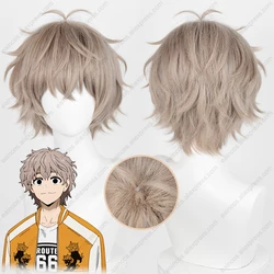 Choji Tomiyama Cosplay Wig 30cm Lilen Brown Short Wigs Heat Resistant Synthetic Hair