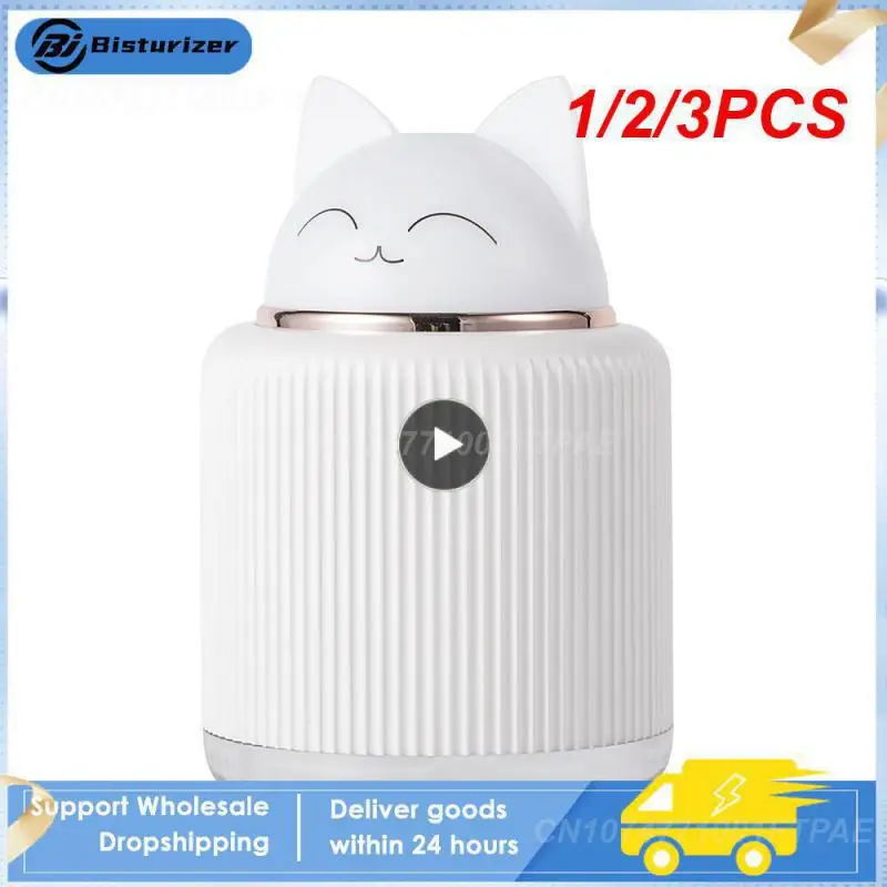 1/2/3PCS Humidifier Air Humidifier 300ml Capacity Mute Diffuser Mini Household Creativity Led Night Lamp