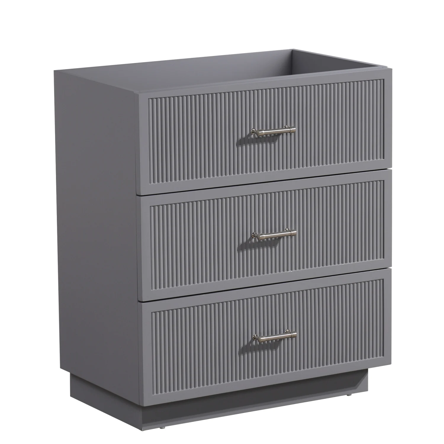 HK2305-30-GY Cabinet - Grey Metal Storage Organizer