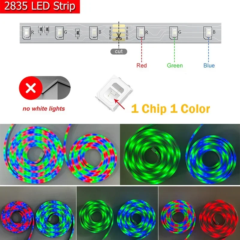 5V neonowy światła linowe USB z 44 klawiszami zdalnego 3M RGB wąż świetlny LED IP65 wodoodporna lina neonowa do sypialni pokój gier