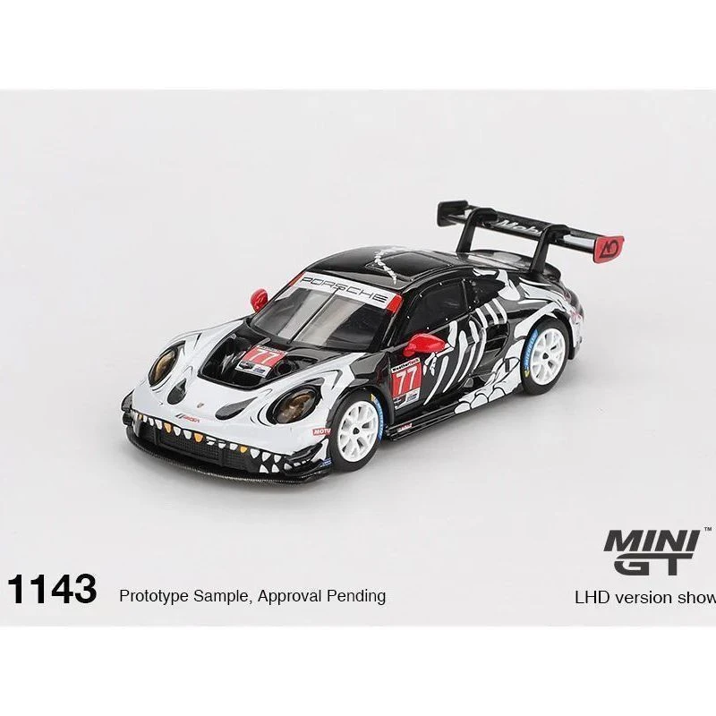 MINI GT ポルシェ 911 GT3 R IMSA プチ・ル・マン 2025 Em estoque MINI GT 1:64 Porsche 911 GT3 R # 77 GTD PRO AO Racing