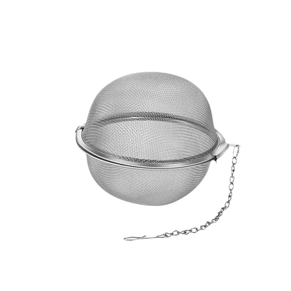 Good Stainless Steel Tea Infuser Sphere Locking Spice Tea Accessories Tea Kitchen Strainer Filter Mesh Ball Strainers Infus B5U2