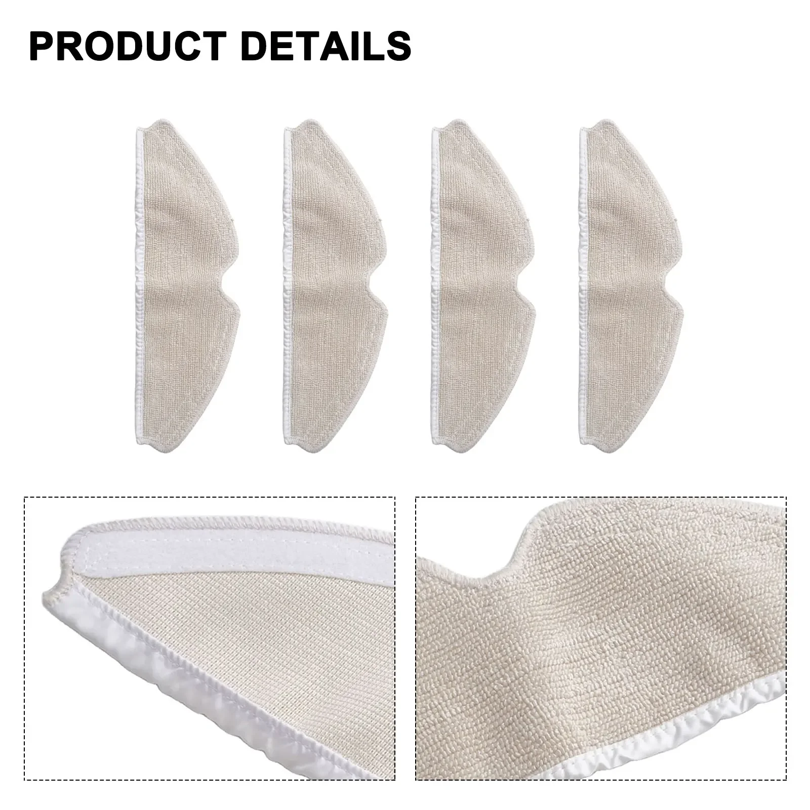 4/10Pcs Mop Cloth W…