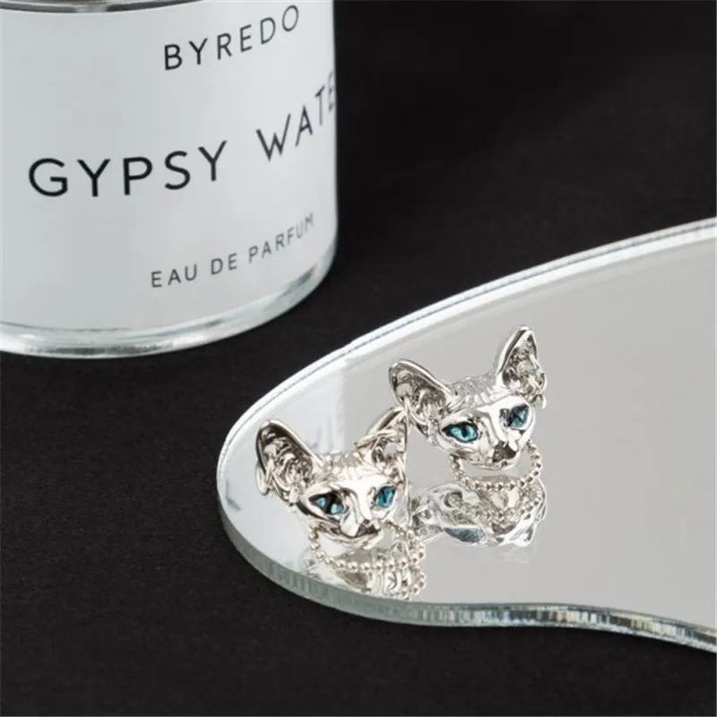 2023 Neue Lustige Kleine Schwarze Katzen-Ohrringe für Frauen, Modische Niedliche Tier-Ohrstecker, Mode-Party-Schmuck, Geschenke, Großhandel – Detail 35