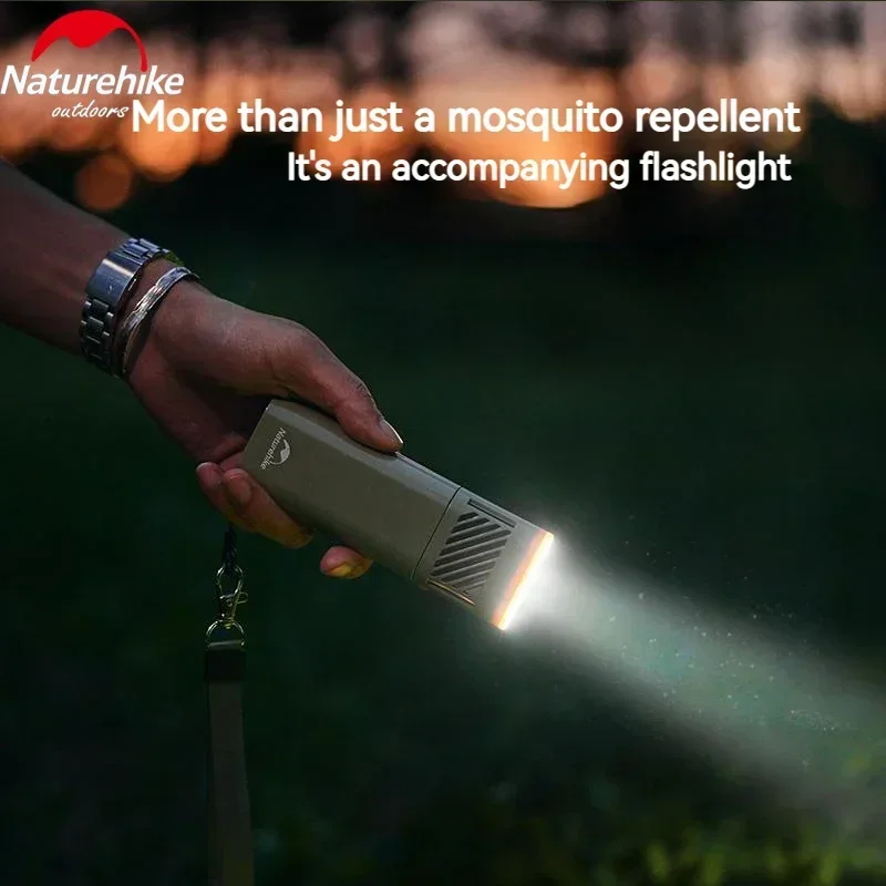 Naturehike 6000nAh Lanterna portátil anti-mosquito IPX4 Lâmpada de luz à prova d'água Tipo C Carregador móvel 2024 Novos suprimentos de acampamento