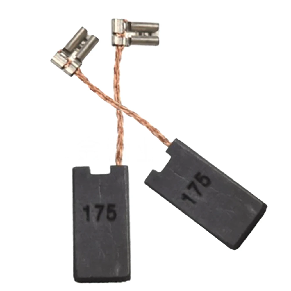 Motor Maintenance CB-175 Electric Motor Brushes Compatible With HM Series Includes Wire And Springs Made Of Carbon And Metal