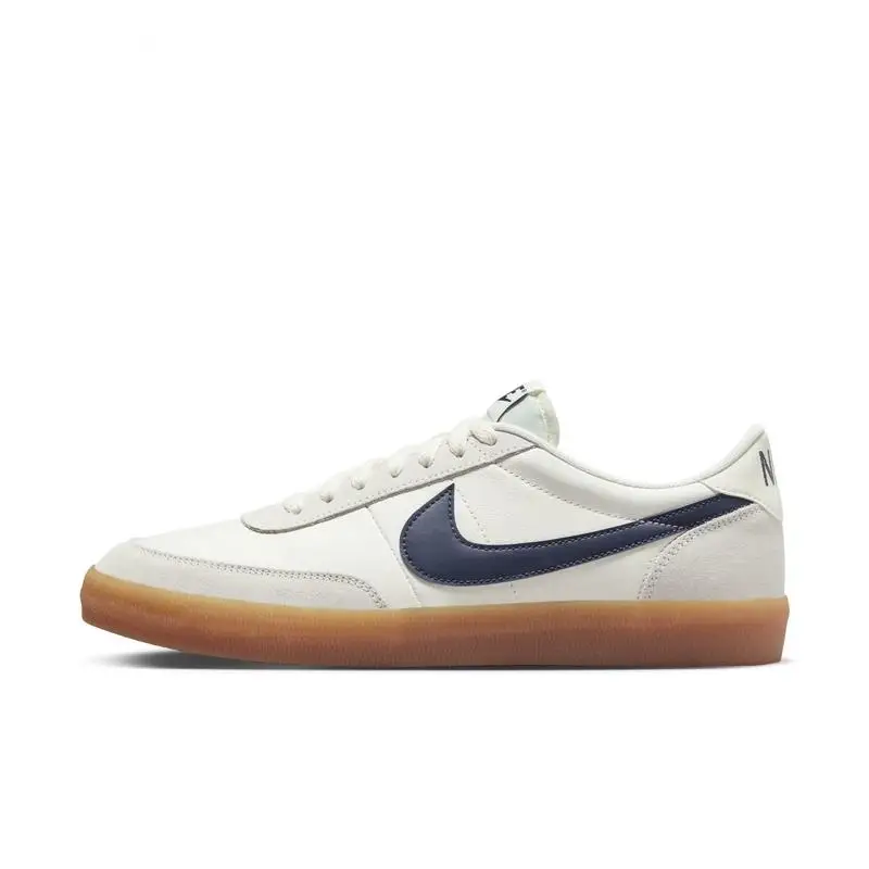 J. Crew x Nike Killshot 2 "Midnight Navy" couro camurça antiderrapante leve sapatos de cano baixo unissex azul marinho