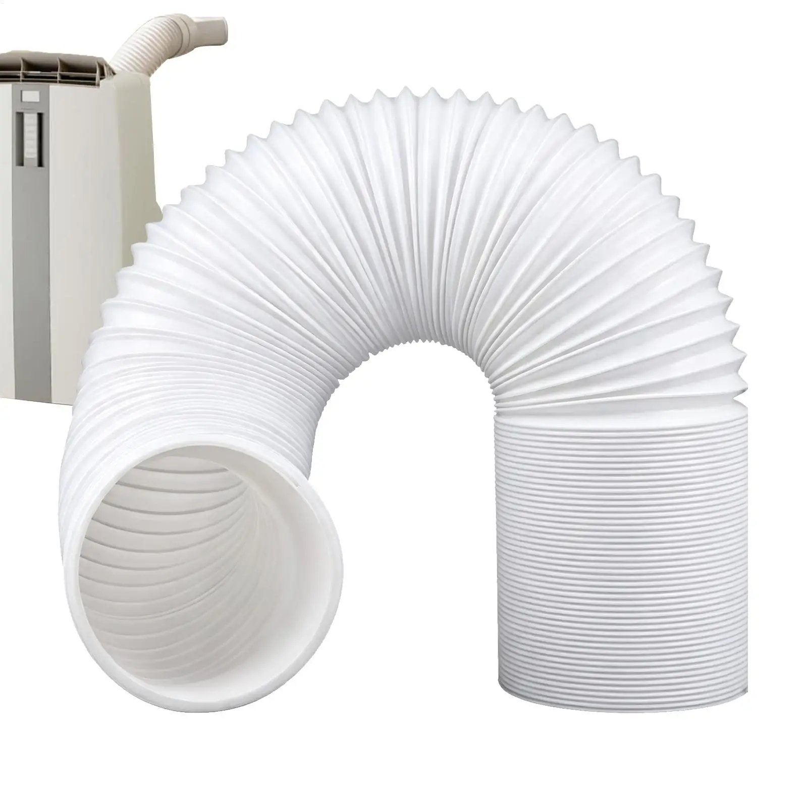 Portable AC Hose Connector Mobile Air Conditioner Pipe Fitting AC Drain Hose Adapter For Workshop Apartment Home Dormitory