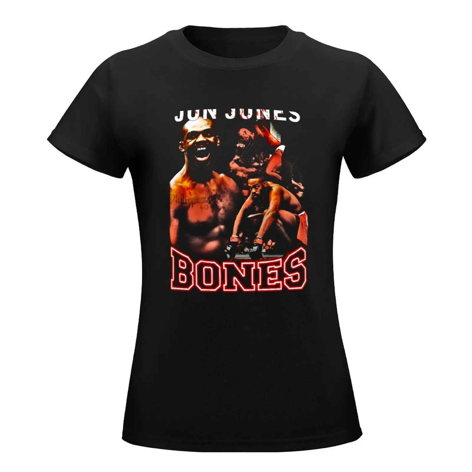 Jon Bones Jones Vintage T-Shirt cute tops tees anime clothes designer clothes Women luxury