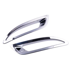 1 Pair Car Rear Fog Light Lamp Cover Trim Fit for Mazda6 2018 2019 2020 Chrome ABS