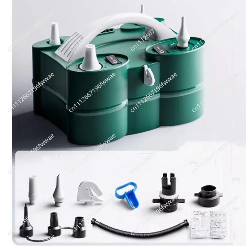 Multifunctional Desktop Electric Air Pump Dual Motor Design for Balloon Inflation Use