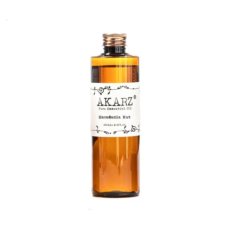 Nourish Your Skin with AKARZ Macadamia Nut Oil: DIY Massage Oil with Anti-aging Properties from Australia High-Capacity 500ml