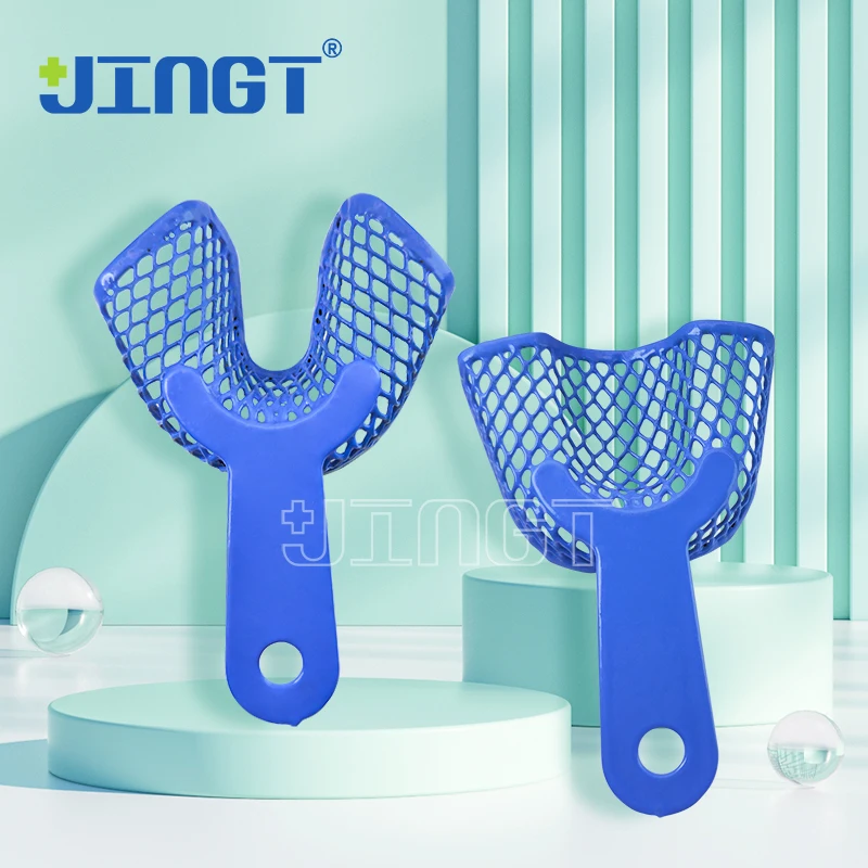 JINGT Plastic Steel Mesh Dental Trays High Hardness Precision Reusable Dentist Tools Dentistry Lab Material Teeth Holder Trays