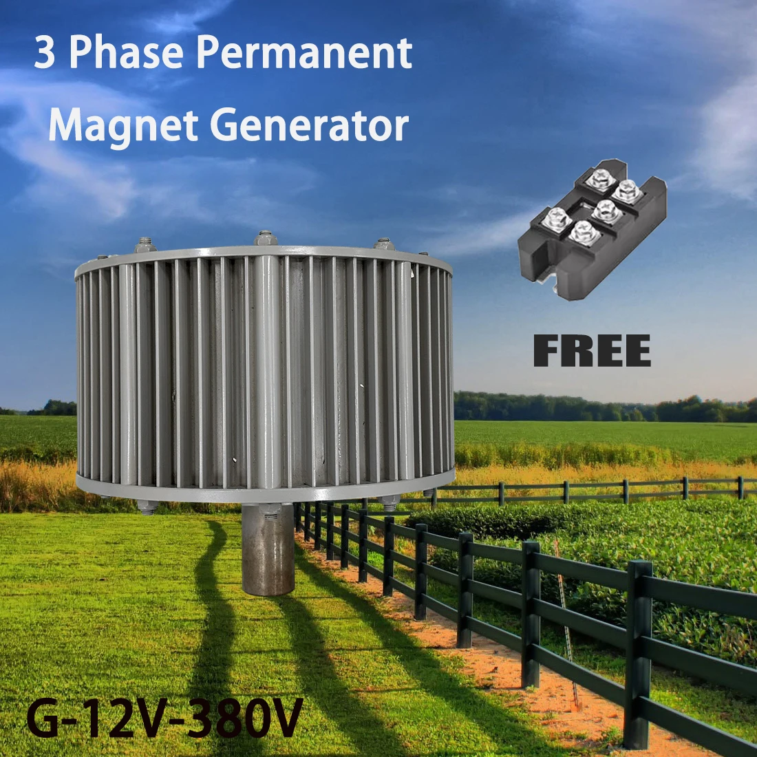 New Nnergy Wind Generator And Turbine Low Speed 80KW 50KW 110V 220V 380V Gearless Permanent Magnet Generator For Home