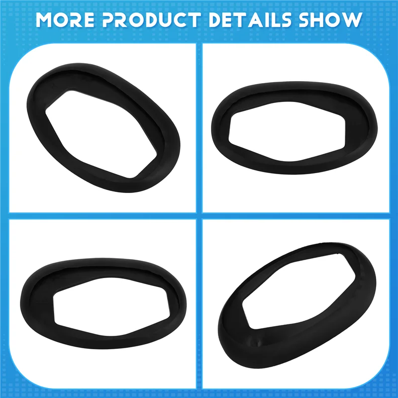 

Car Exterior Rearview Mirror Base Rubber Seal Gasket Pad For BMW MINI Cooper S R60 R61