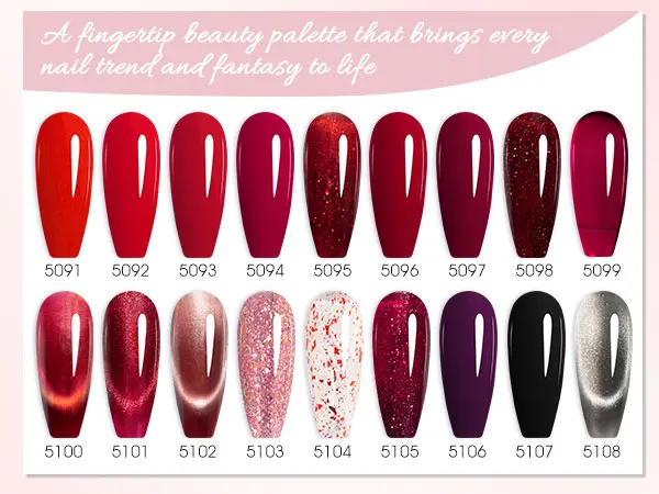 V7 1Set VENALISA Winter-Herbst-Kollektion Komplettset 10ml HEMA-frei TPO-frei Veganes Nagelgel-Farbsortiment Markenkoffer – Detail 10