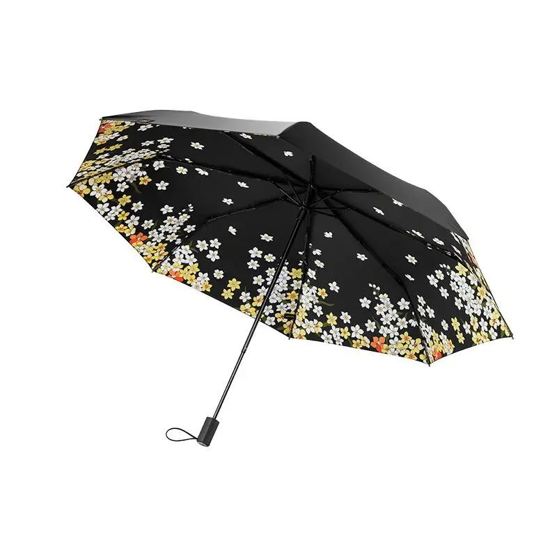 

Small black umbrella series Sun umbrella Plum dye jade Zhixian Fu Tao Qingchuan