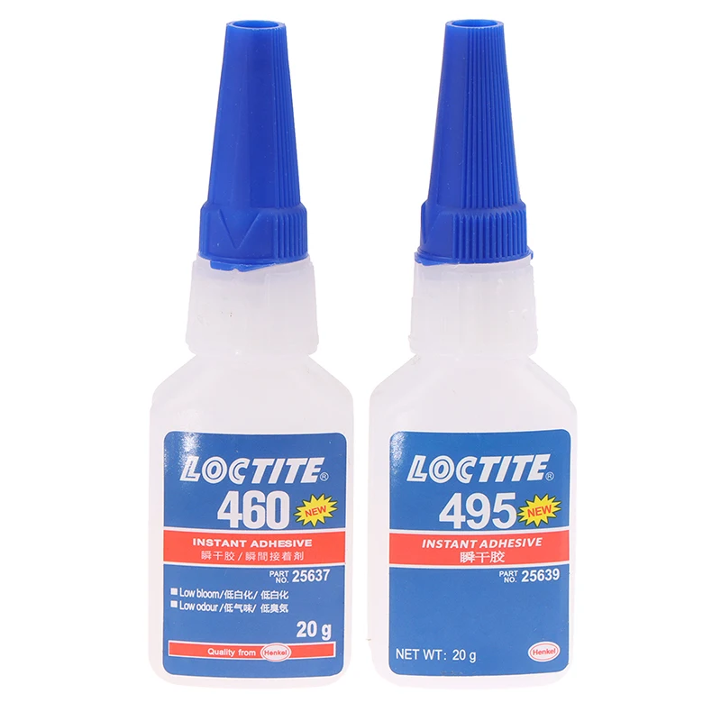Super Colle Loctite 460 495 Adhésive, 20g, Type de Colle de Réparation Instantanée, Auto-Adhésive