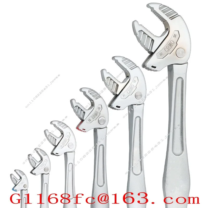 Crab Claw Type Multi-function Fast Adaptive Imitation Ratchet Wrench Industrial Grade Large Opening Movable Wrench