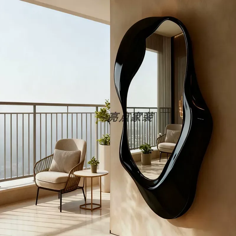 High End Full Length Mirror Irregular Shape Wall Mounted Creative Special Shaped Full Body Mirror Art Decor for Home