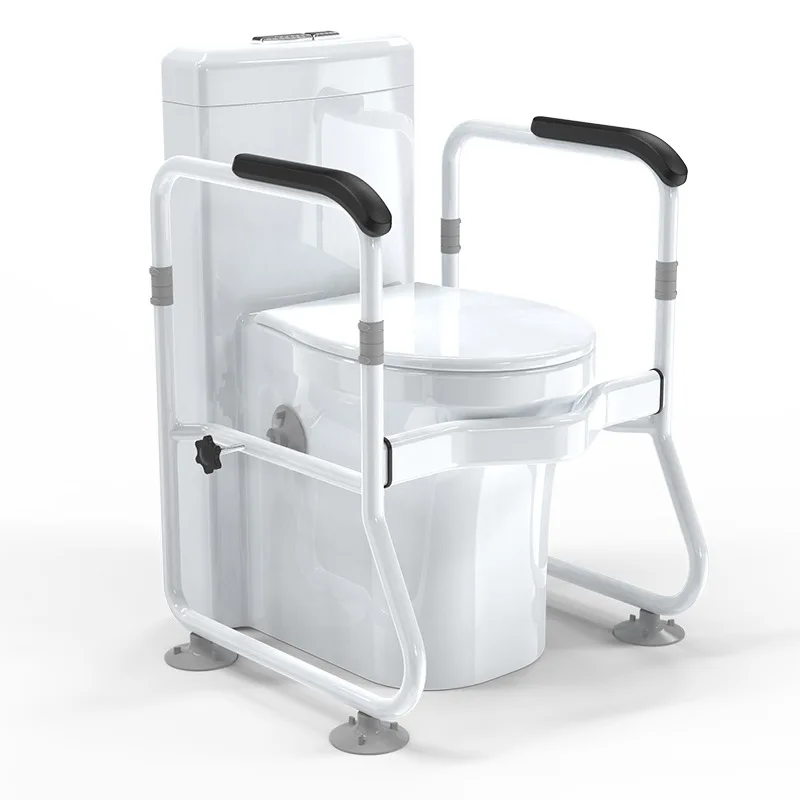 Smart toilet armrest shelf with lamp, bathroom toilet for the elderly