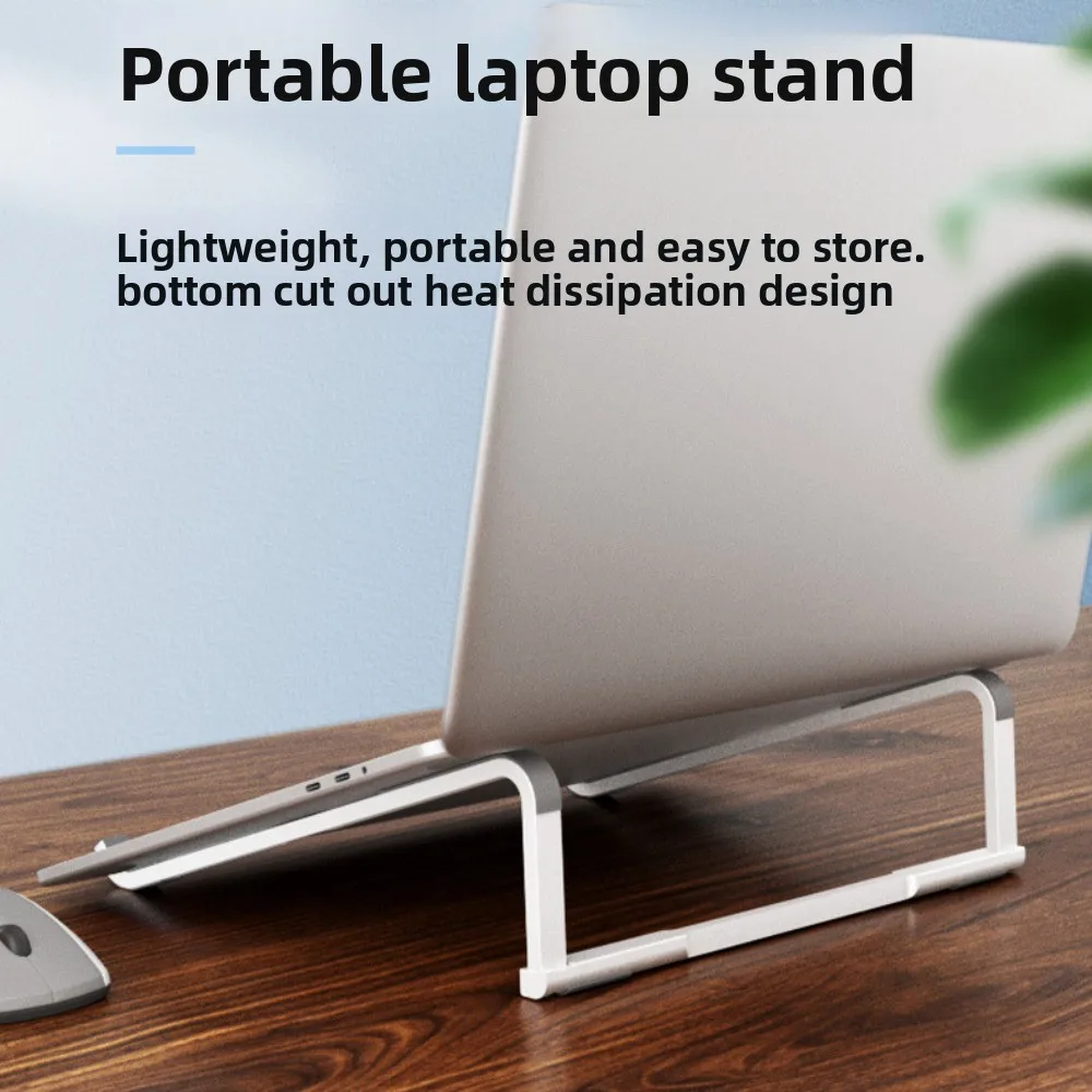 

Foldable Laptop Folding Stand Lifting Non-slip Laptop Holder Stand Slim Heat Dissipation Laptop Cooling Bracket Office/Home Use