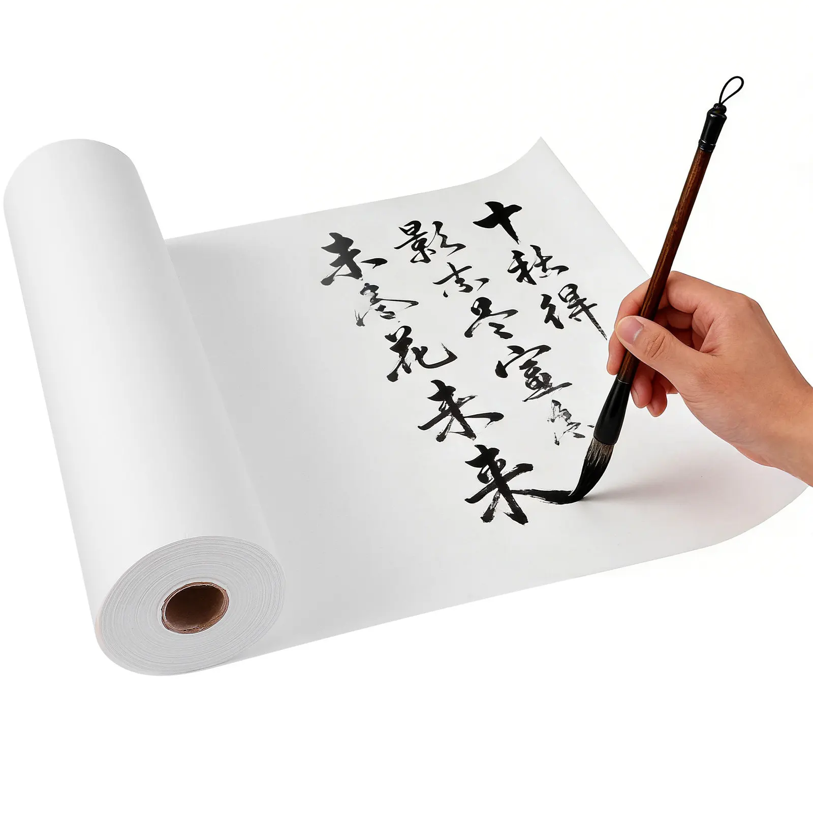 1 Roll Supple Delicate Thickened Xuan Paper Chinese Calligraphy Paper Perfect for Ink Use Slow Writing Watercolor Sumi Painting