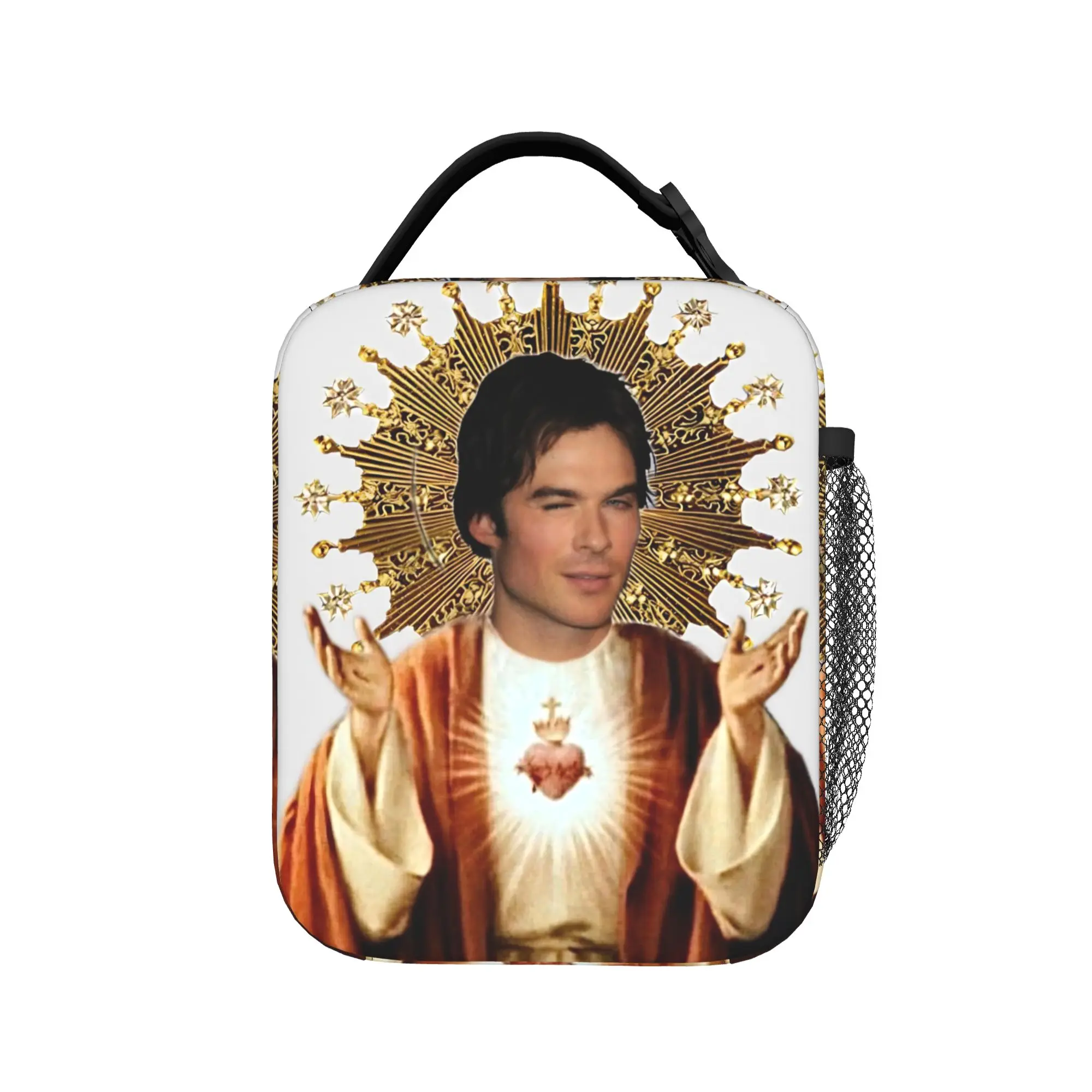 The Vampire Diaries Resuable Movie Lunch Bag For Child  Print Outdoor Picnic Lunch Box Casual Portable Oxford Cooler Bag