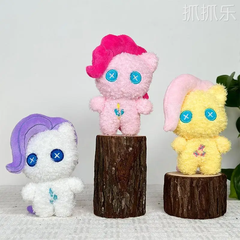 My Little Pony Dopamine Stijl Pluche Sleutelhanger Kleurrijke Zachte Tas Charme Voor Rugzak Sleutels Schattig MLP Speelgoed Voor Meisjes Fans Gift
