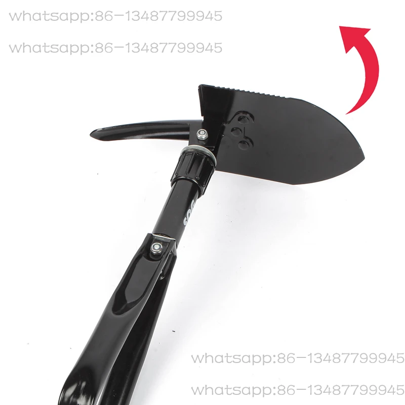 F08N 다기능 접이식 군용 삽 도시 야외 캠핑 도구 삽 트럭 백업용