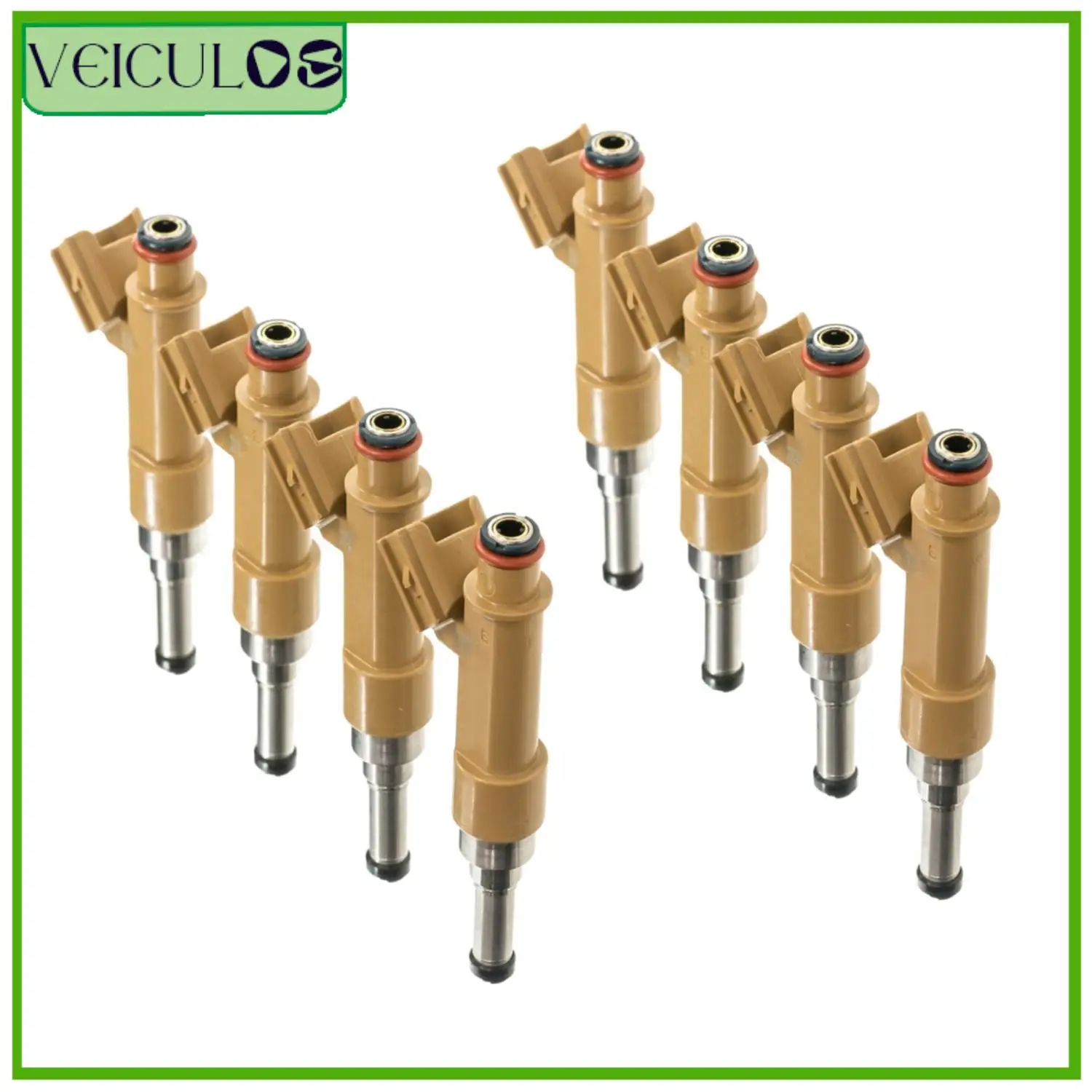 8pcs Fuel Injectors Nozzle 232500S020 232090S020 For Toyota Tundra Sequoia 5.7L V8  Engine Car Accessories Parts Replacement