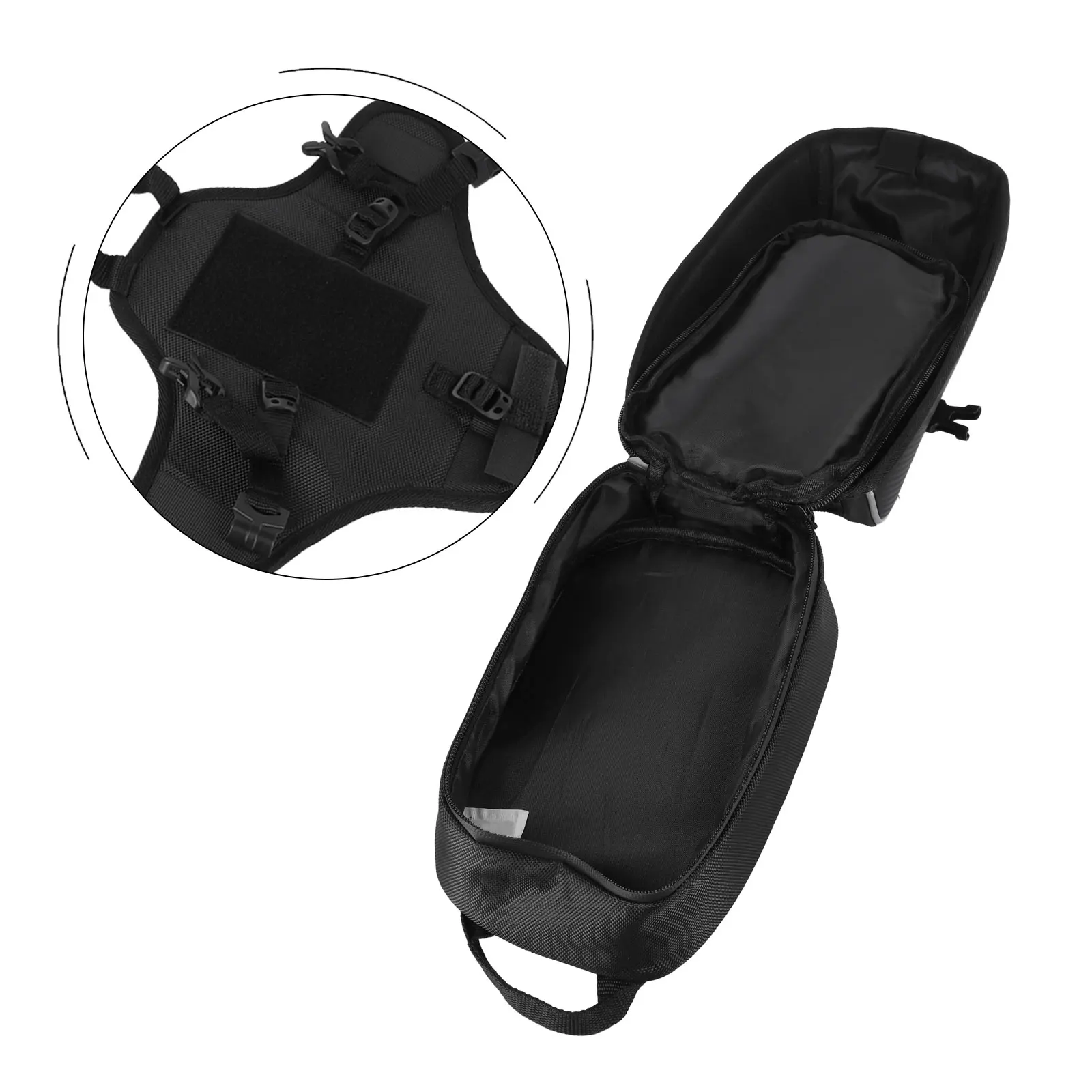 Motorcycle Storage Bag 3-liter Capacity Holder Tank Bag Larger Capacity Reinforced Stitches For Can-Am Ryker 600