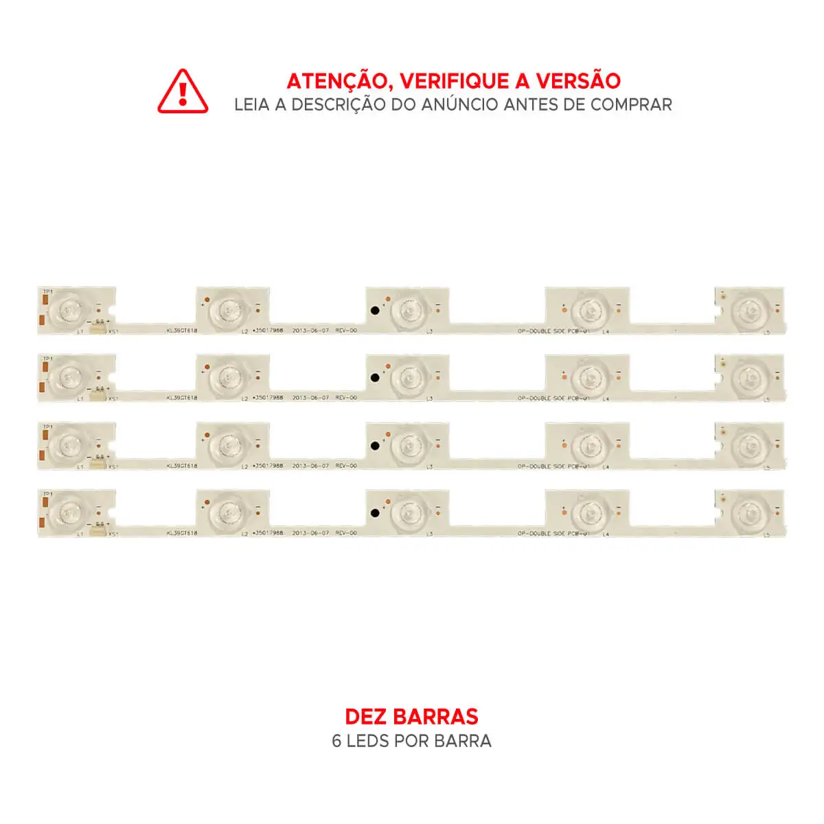 Kit 4 Bars Led Bus Dl3945i Dl3945 Kl39gt618