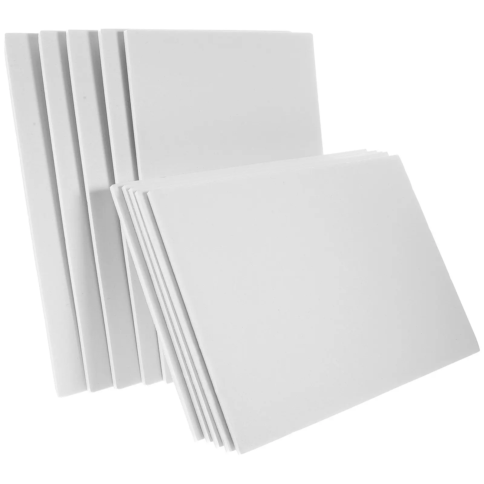 

10Pcs Blank Foams Board Sheets No Adhesive Backing Easy to Glue DIY Foam Crafts Sheet Eva Foam Material for Prop Making Art